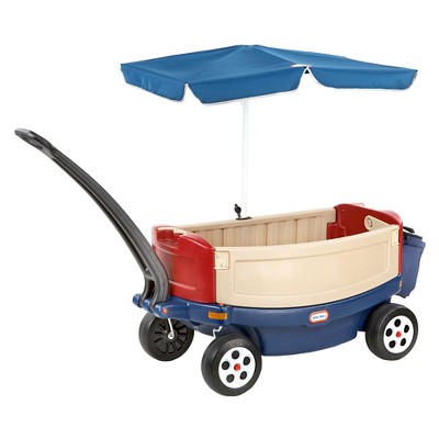 little tikes wagon with umbrella