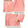 PAVILIA Short Robes for Women, Plush Soft Bathrobe Womens Lightweight, Fluffy Fuzzy Robe Knee Length, Shower Spa - 4 of 4