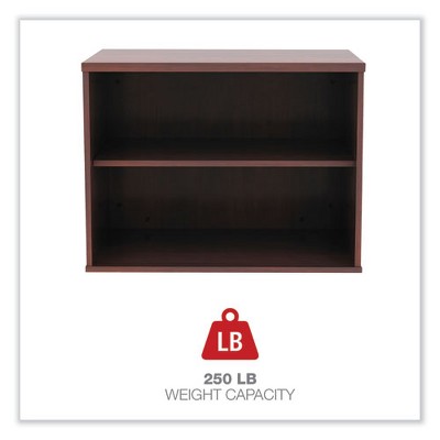 Cherry Woodgrain Office Storage Cabinet with Sliding Doors