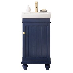 Legion Furniture 18 Inches Blue Sink Vanity - 1 of 4