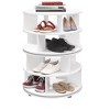 Kings Brand Furniture Colutea 4-Tier Rotating Lazy Susan Shoe Rack, 360° Revolving Shoe Storage Organizer - 3 of 3