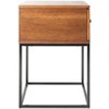 Marquise 1 Drawer Nightstand - NST5005 - Brown - Safavieh - 3 of 4