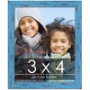 PosterPalooza | Photo Size Shabby Chic Blue Picture Frame - UV Acrylic, Foam Board Backing, Hanging Hardware - 2 of 4