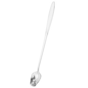 Unique Bargains Stainless Steel Rose Flower Shape Tea Coffee Spoon 7 Inch - 1 of 4