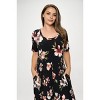 WEST K Women's Jana Plus Size Short Sleeve Knit Jumpsuit - 3 of 4