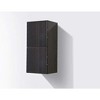 KubeBath Bliss 12Inch Wide by 24Inch High Linen Side Cabinet With Two Doors in Gray Oak Finish - 3 of 4