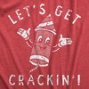 Womens Lets Get Crackin T Shirt Funny Fourth Of July Firecracker Tee For Ladies - Crazy Dog Women's T Shirt - image 2 of 4