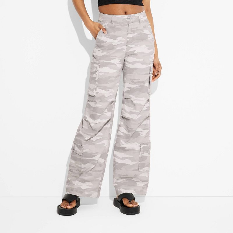Women's High-Rise Cargo Utility Pants - Wild Fable™, 3 of 14
