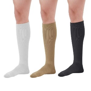 Ames Walker AW Styles 120/125/150 Adult Coolmax 20-30 mmHg Compression Knee High Socks (3-pack) - 1 of 4