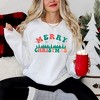 Simply Sage Market Women's Graphic Sweatshirt Merry Christmas Trees - 2 of 4