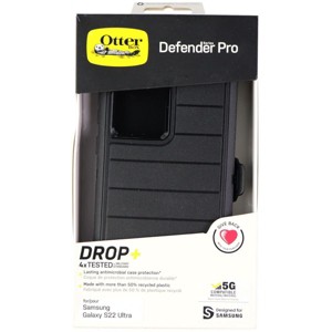 OtterBox Defender Pro Series Case & Holster for Galaxy S22 Ultra - Black - 1 of 1
