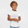 The Juniper Shop Pastel Happy Easter Stacked Toddler Flutter Sleeve Tee - 2 of 2