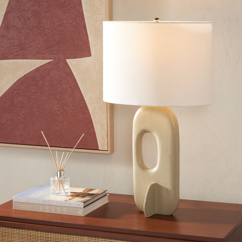 Bryla 27 Inch Table Lamp - Off White - Safavieh., 4 of 5