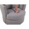 NicBex Teddy Swivel Barrel Accent Chair,Upholstered Swivel Living Room Chairs with Ring Backrest,Modern Armchair,Accent Chairs for Living Room - 4 of 4