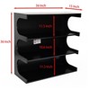 SKRAN Multifunctional 4-Tier Book Shelf & Coffee Table for Living Room Bedroom Dining Room Study Entryway, Creative Furniture Floor Bookshelf - 3 of 4