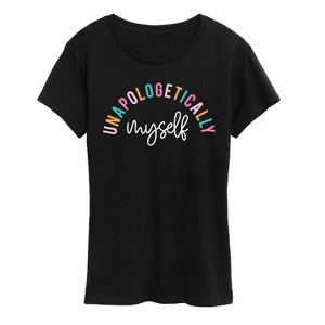 Women's - Instant Message - Unapologetically Myself Short Sleeve Graphic T-Shirt - 1 of 4
