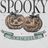 Social Collective Women Spooky Social Short Sleeve Graphic Cotton Cropped Loose T-shirt - 2 of 4