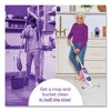 Swiffer PowerMop Starter Kit, 15.4 x 5.3 White/Purple Cloth Head, 26" Silver Aluminum Handle - image 2 of 4