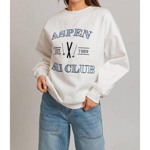 Women's ASPEN SKI CLUB FLEECE SWEATSHIRT - LE LIS - 1 of 4