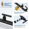 WOWOW Solid Brass Deck Mount Pot Filler Faucet, Pot Filler with Stretchable Double Joint Swing Arm - 4 of 4