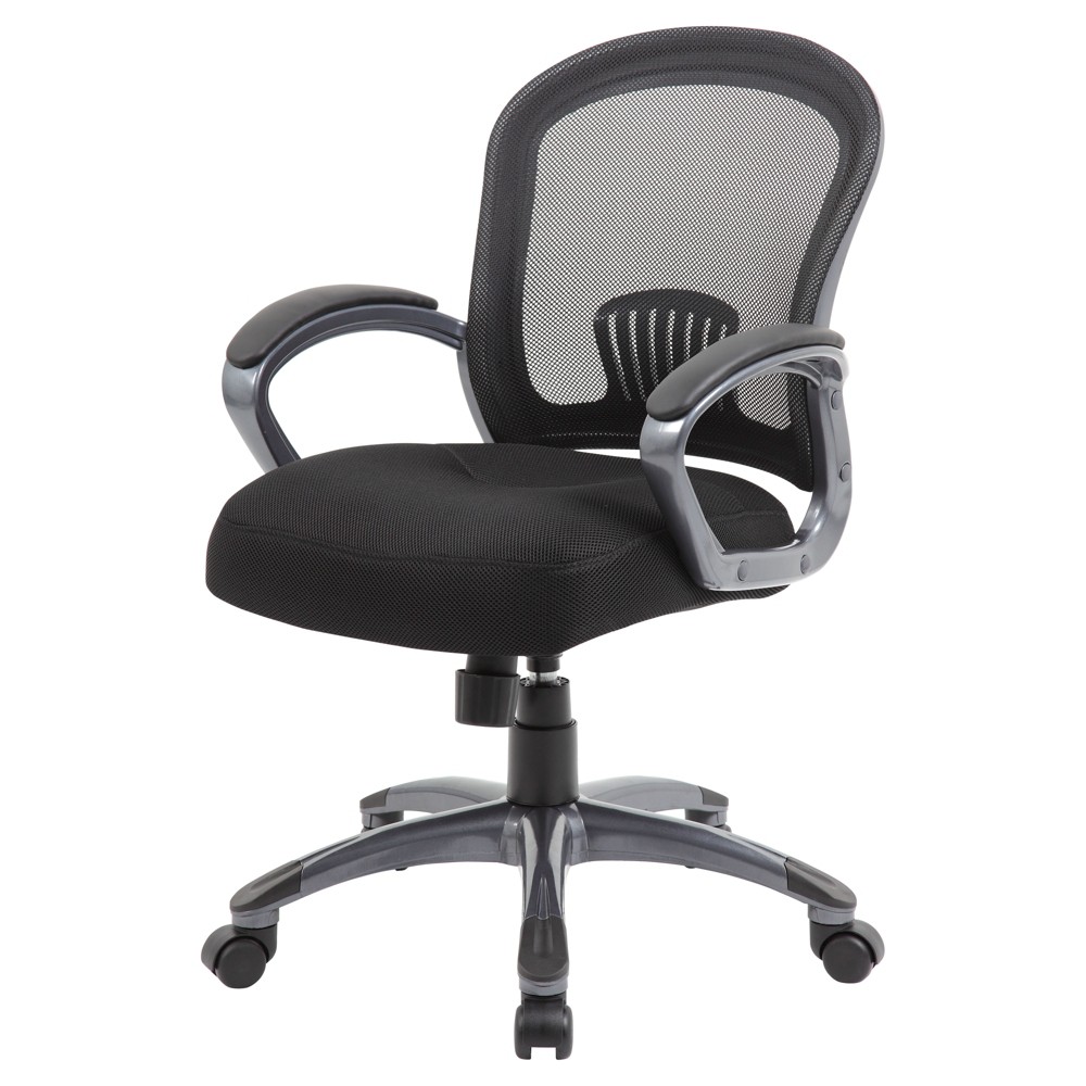 Photos - Computer Chair BOSS Ergonomic Mesh Task Chair Black  