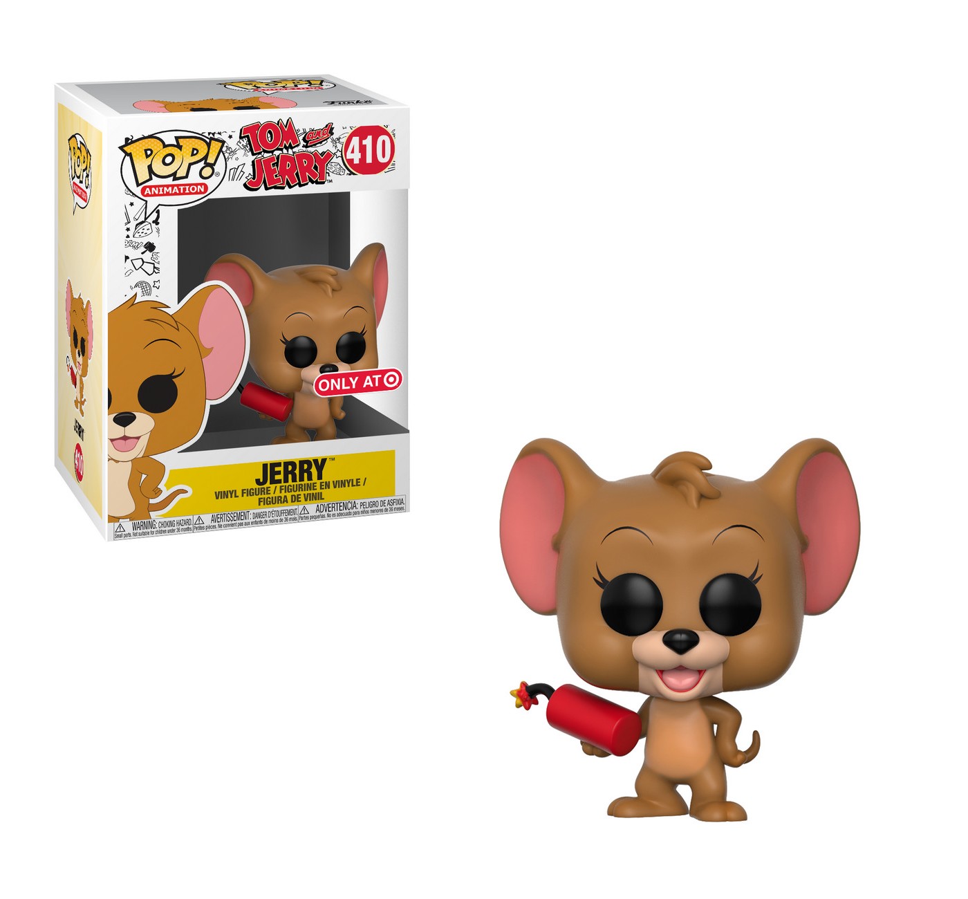 Funko POP! Animation Tom and Jerry S1- Jerry with Explosives (Exclusive) Mini Figure - image 1 of 3