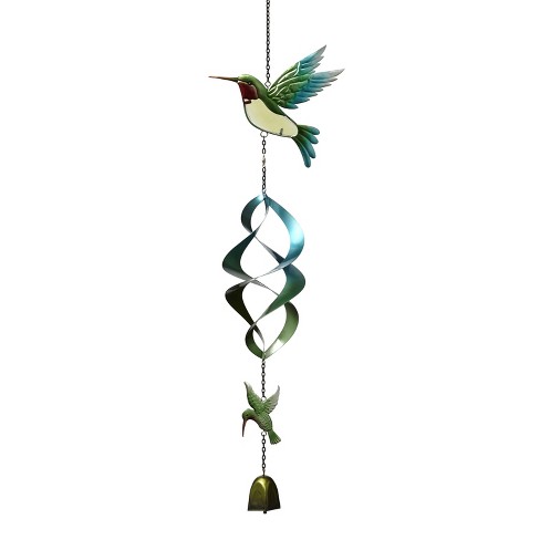 Lakeside Hanging Hummingbird Wind, Garden Wind Chimes And Spinners