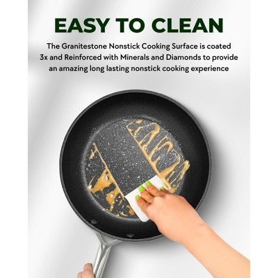 Armor Max 4 Qt Nonstick Aluminum Deep Saute Pan with Lid