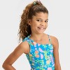 Girls' Fruit Printed One Piece Swimsuit - Cat & Jack™ Blue - 3 of 3