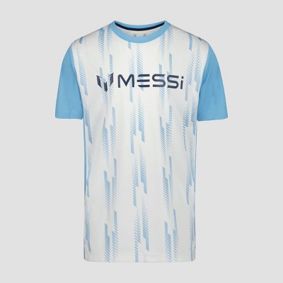 Boys' Interlock Striped Shirt - Blue/White