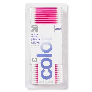 Cotton Swabs Colored Stick - 300ct - up & up™