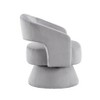 NixBex Modern Swivel Accent Chair Soft Corduroy Plush Seating Living Room Chair Comfy Chair Armchair for Bedroom, Reading Room - 4 of 4
