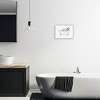 Stupell Industries Farm Cow Bathing Tub Animal Framed Giclee Art - 2 of 4