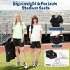 GustoWave Portable Stadium Seats with Back Support and Padded Cushion -  Bleacher Chair with Anti-Slip Mat, 6 Adjustable Angles - 4 of 4