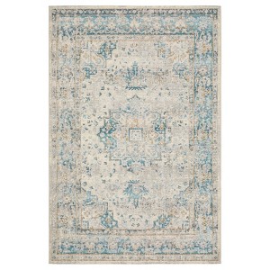Oriental Weavers Naples 1221X Grey /Teal Indoor /Outdoor Area Rug - 5'3" x 7'6" - 1 of 4