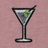 Dalix Martini Embroidered Lightweight Relaxed Jersey Tee Summer Cute Food Womens - 2 of 4