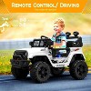 coucheta 12V Kids Ride on Truck Car with Parent Remote Control, Electric Off-Road Toy Car with Bluetooth, 3 Speed Mode and LED Lights,Battery Powered - 4 of 4