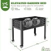 Cesicia 48x24x35in White Raised Garden Bed - 2 of 4