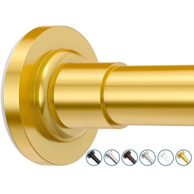 LunaLulinlk Shower Curtain Rod, Adjustable 32-75 Inch Spring Tension Shower Rods for Bathroom or Window