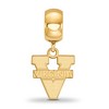 Black Bow Jewelry 14k Yellow Gold Plated Sterling Silver Virginia Wahoos NCAA Bead Charm - 2 of 4