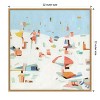 Amanti Art Summer Confetti III by Emma Scarvey Canvas Wall Art Print Framed 22 x 22-in. - 3 of 4
