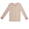 Chick Pea Baby All Cotton 4pc Pajama Set for Baby Girls Cute and Comfy Sleepwear - 2 of 4