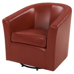 New Pacific Direct Hayden Swivel Bonded Leather Chair - 1 of 4
