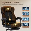 Captiva Designs Executive Ergonomic Office Chair Big & Tall Swivel Office Chair with Footrest and Recline Function, Black - 2 of 4