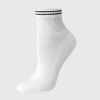 Hanes Women's Striped Cushioned 6pk Ankle Socks - 5-9 - 2 of 4