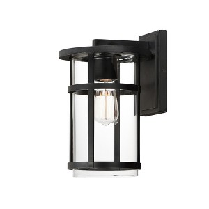 Maxim Lighting Clyde Vivex 1 - Light Wall Light in  Black - 1 of 3