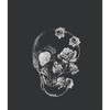 Women's Lost Gods Rose Skull Portrait Racerback Tank Top - 2 of 4