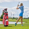 Ladies Womens Complete Golf Clubs Set 10 Pieces Includes Alloy Driver Red\Black\Pink - 3 of 4