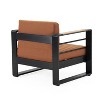 Modern Tufted Upholstered Giovanna Club Chair Arm Chair for Bedroom and living room-Christopher Knight Home - 3 of 4