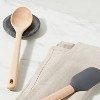 Marble Spoon Rest Gray - Threshold™: Grey Marble Spoon Holder for Stove, Kitchen Spoon Dish - image 2 of 3